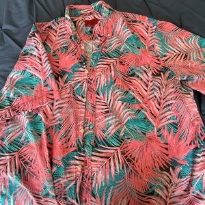 Men’s Big and Tall Hawaiian Shirt Button Down